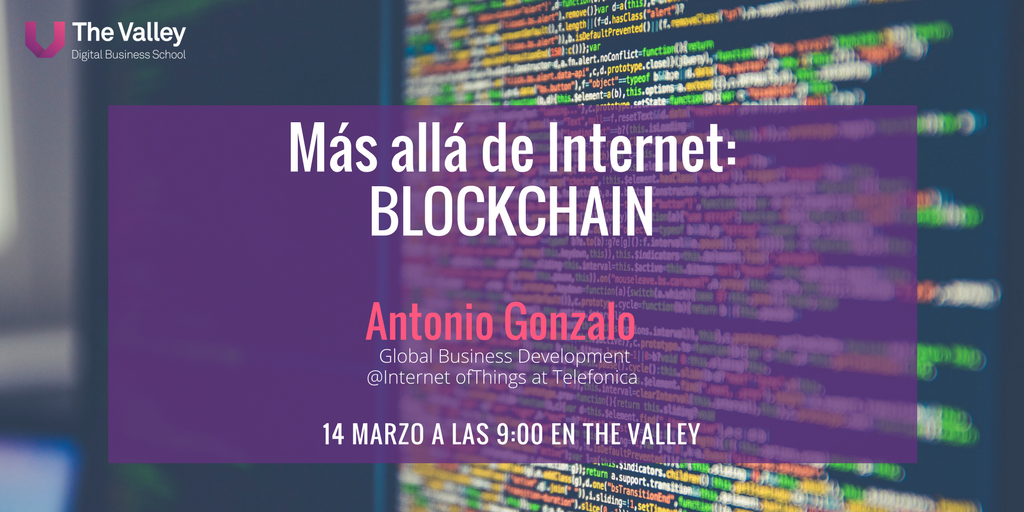 Evento Bockchain The Valley