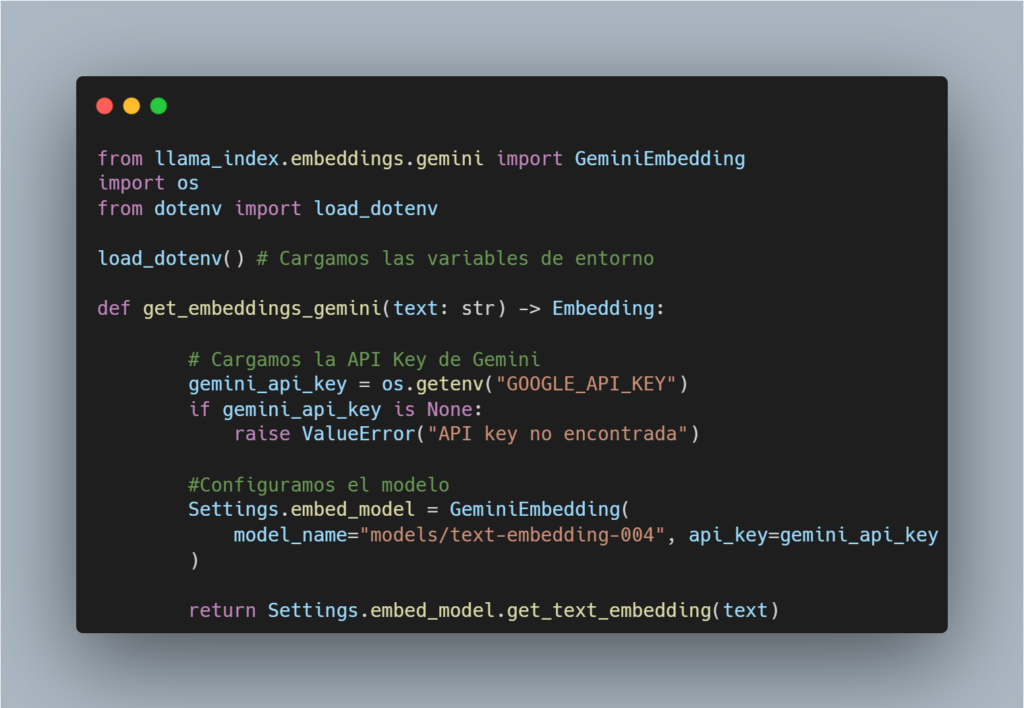 modelo embedding gemini